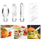 Ultralight Non-Stick Anodized Aluminum Camping Cookware Set