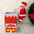 Decorative Santa Claus figure with ladder