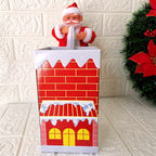 Decorative Santa Claus figure with ladder