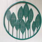 Decorative Gold Leaf Wall Art Sculpture