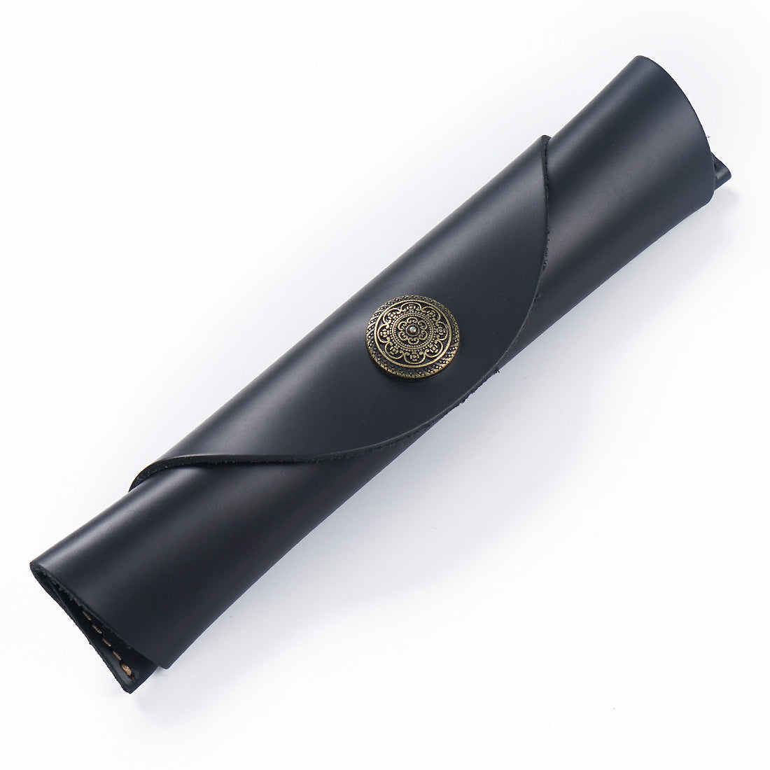 Handgefertigte Stiftemappe aus Leder