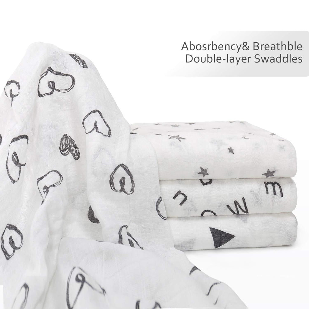 Soft Cotton Muslin Swaddle Blanket