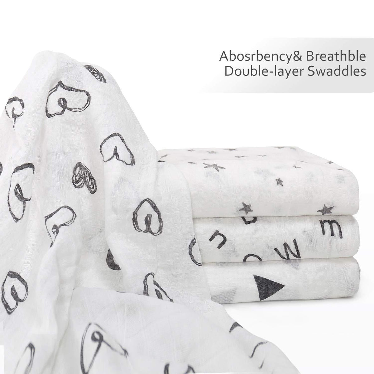 Soft Cotton Muslin Swaddle Blanket