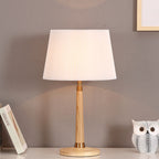 Mid-Century Modern Floor Lamp with Pleated Shade