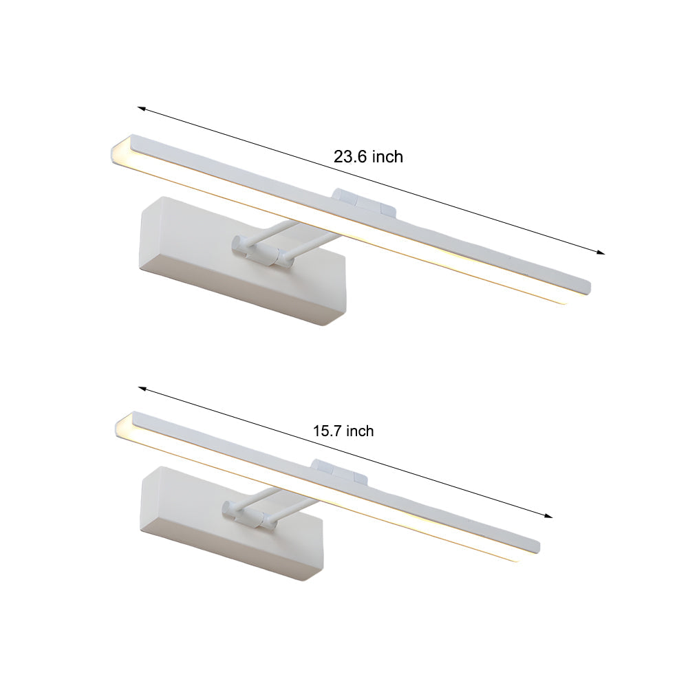 240° verstellbare lineare LED-Spiegelleuchte im modernen minimalistischen Design