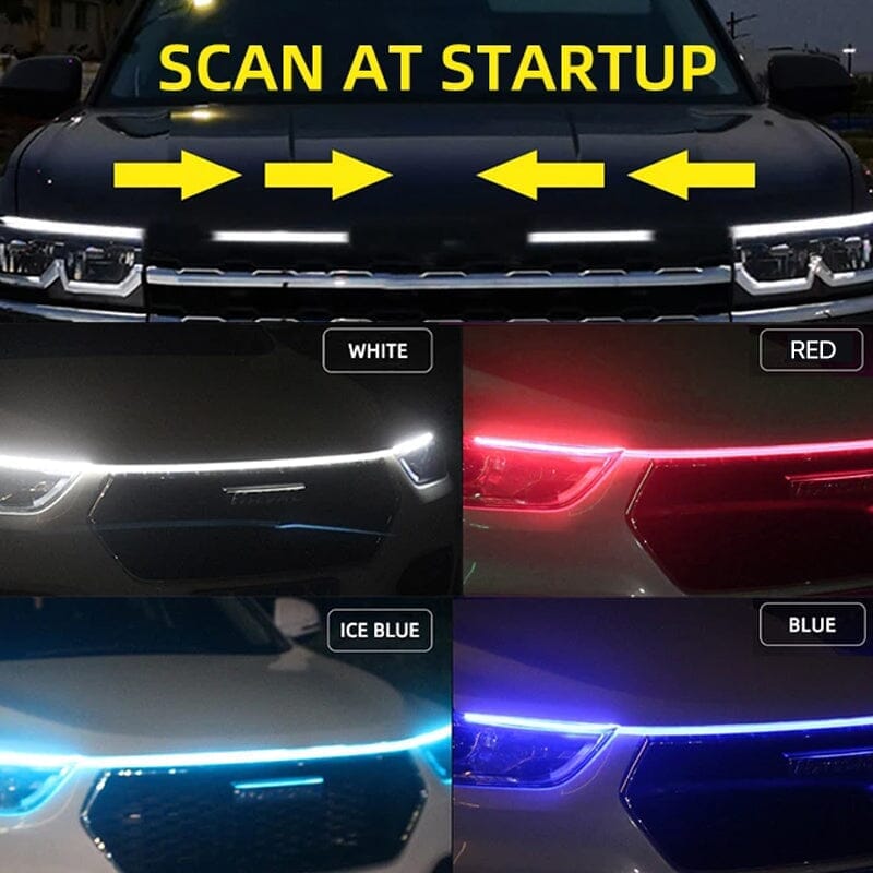 Dynamisches Scan-Start-Motorhauben-Lichtset