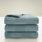 Organic Cotton Waffle Blanket