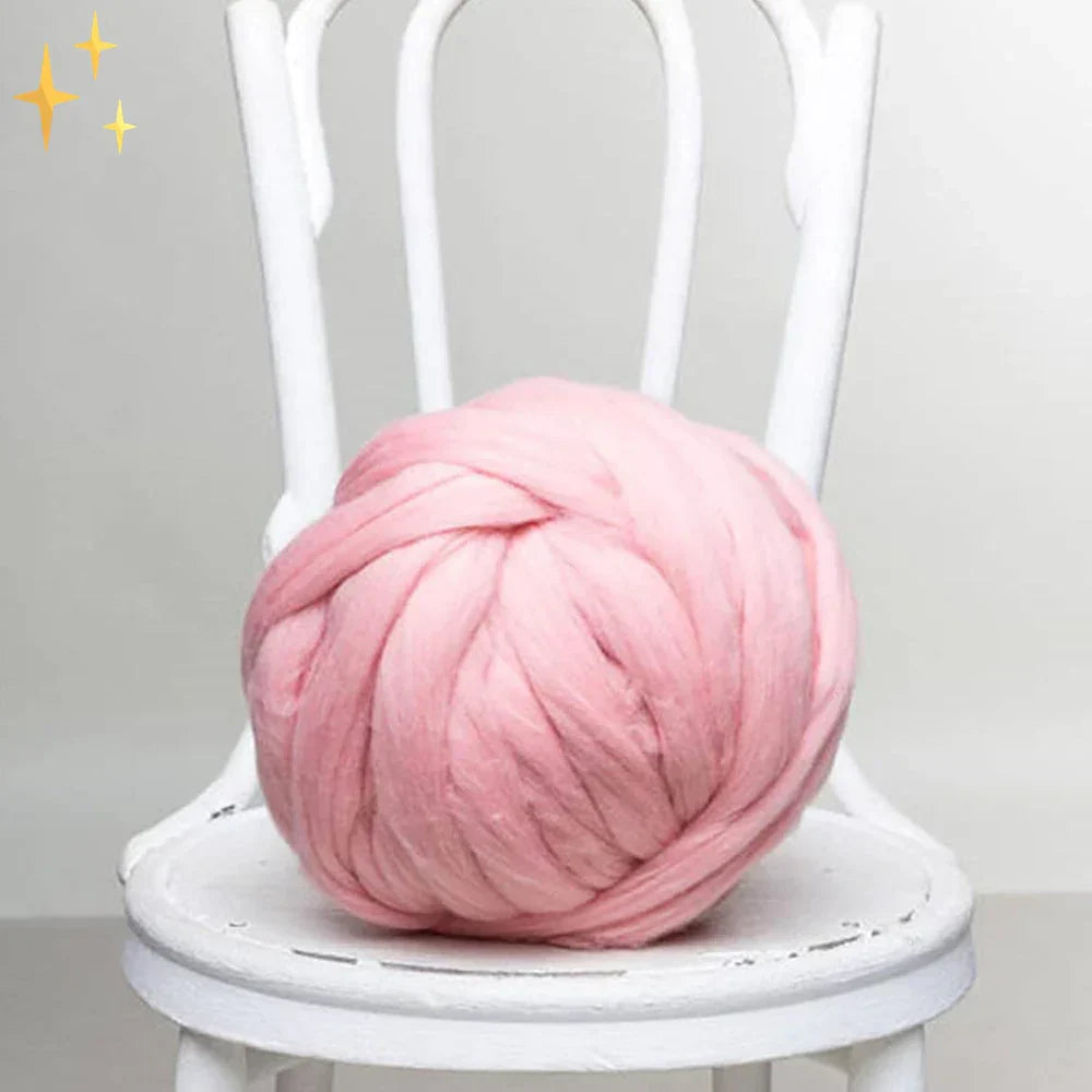 DIY Chunky XL Garn 1000 Gramm für weiche Decken