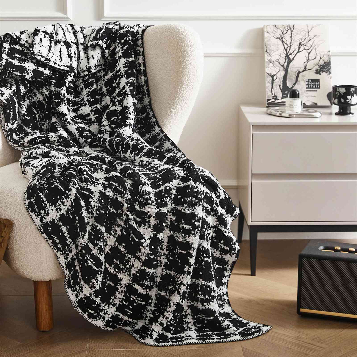 Wool Knitted Blanket