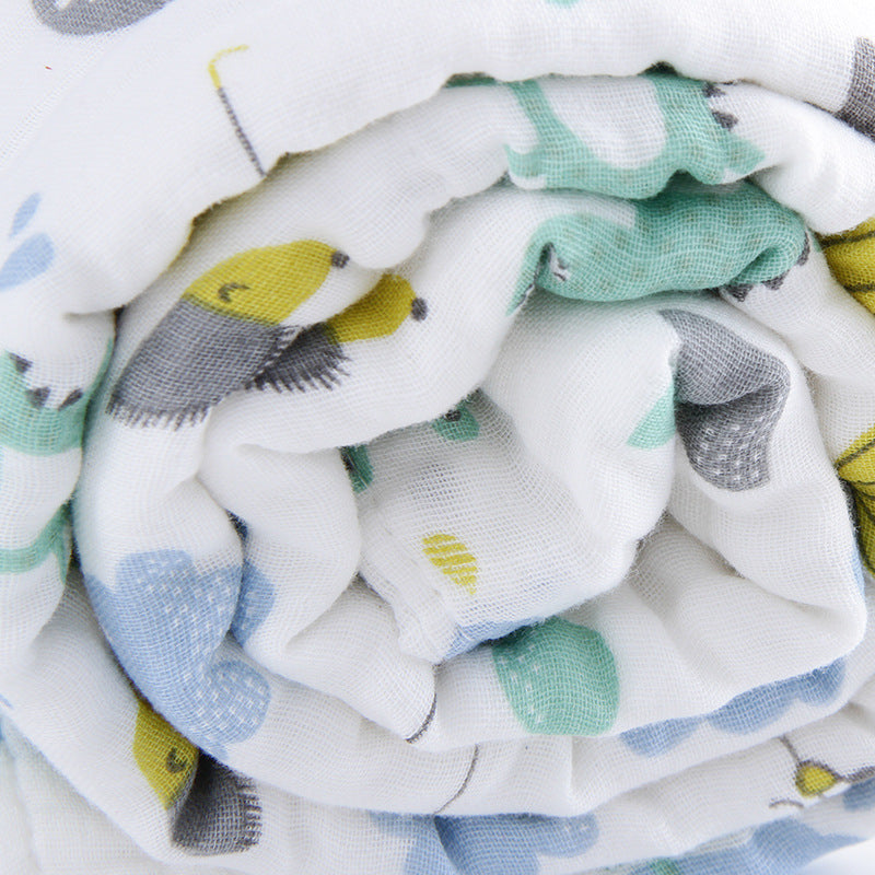 Soft Cotton Multi-Printed Baby Blanket