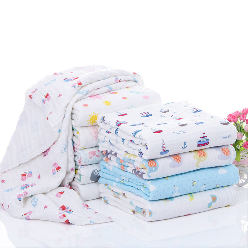 Soft Cotton Multi-Printed Baby Blanket