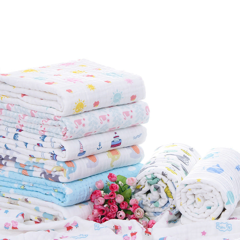 Soft Cotton Multi-Printed Baby Blanket