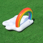 Inflatable Rainbow Swimming Island