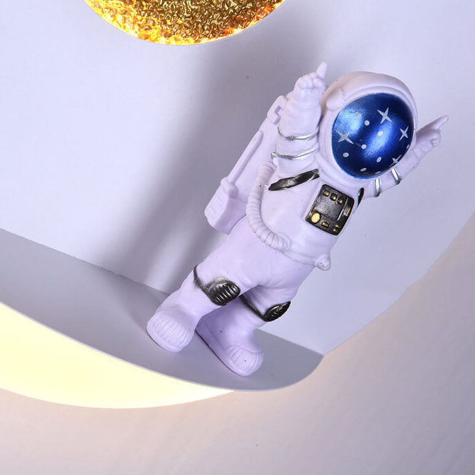 Moderne LED-Wandleuchte Astronaut