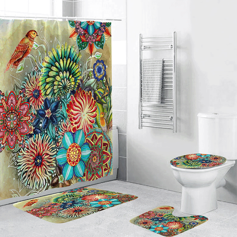Floral Badezimmer-Set
