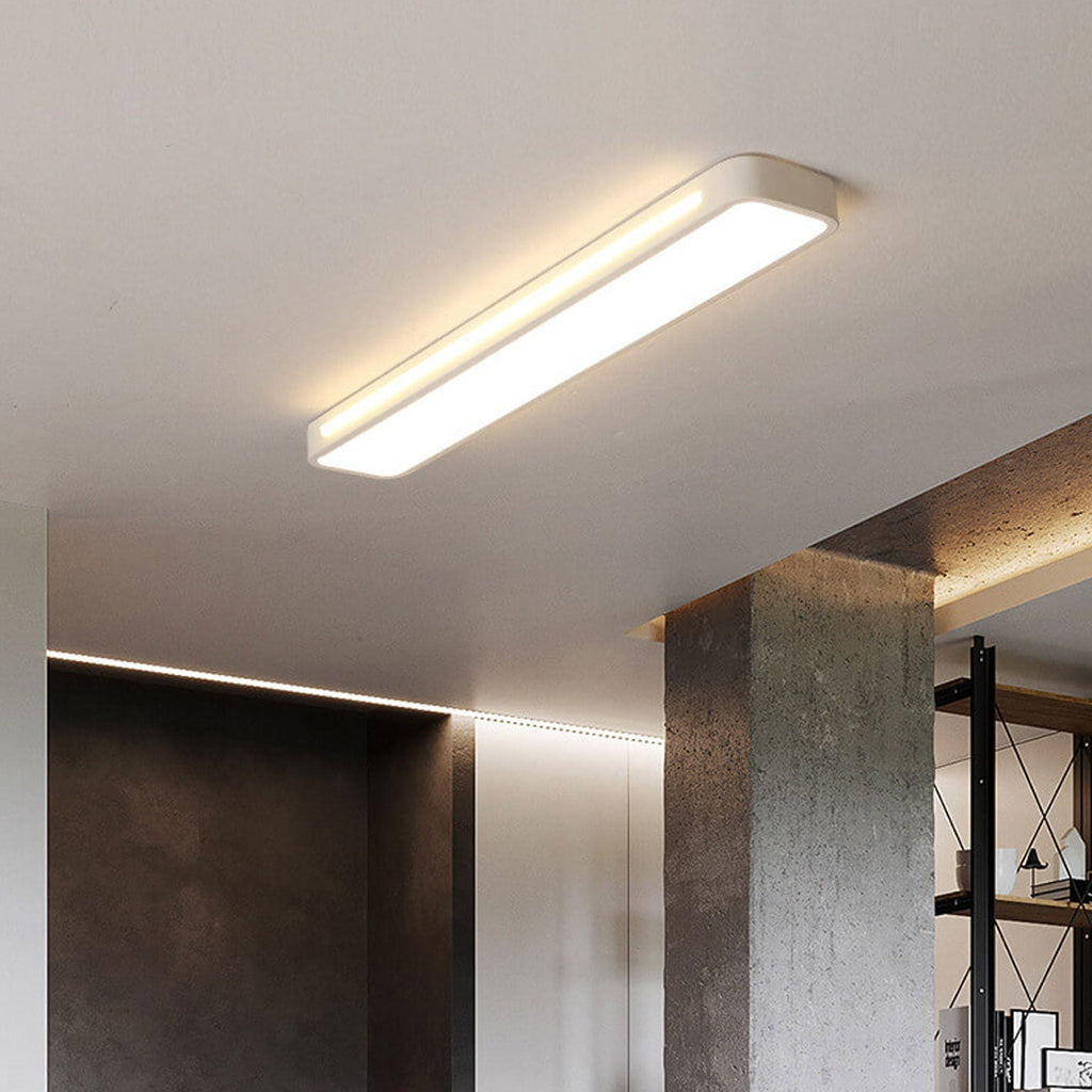 Deckenleuchte Acryl LED 48 cm flach für Flur Schlafzimmer modern