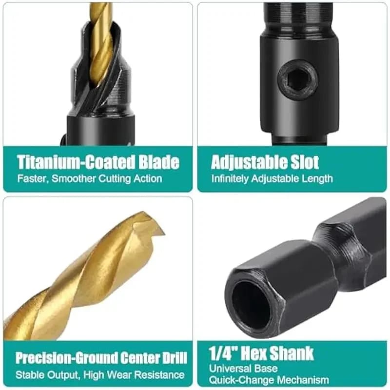 TitanDrill – Senker-Set