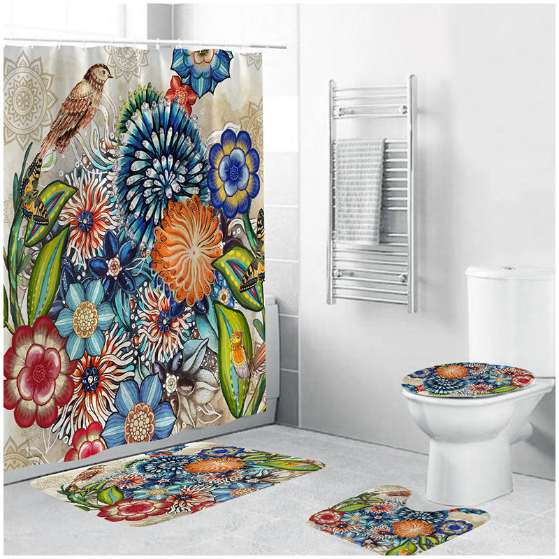Floral Badezimmer-Set