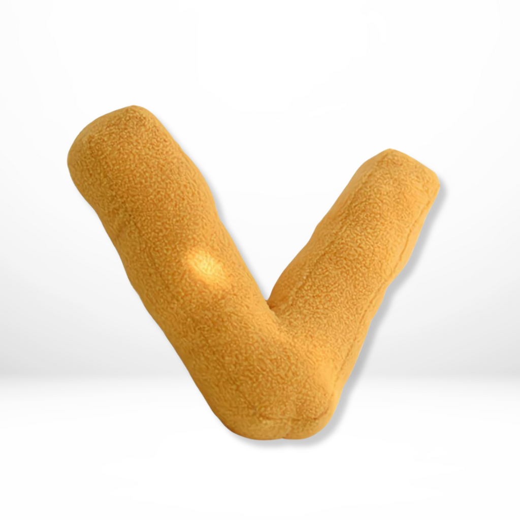 Alphabet Cushion Velura – Soft Velvet Decorative Cushion