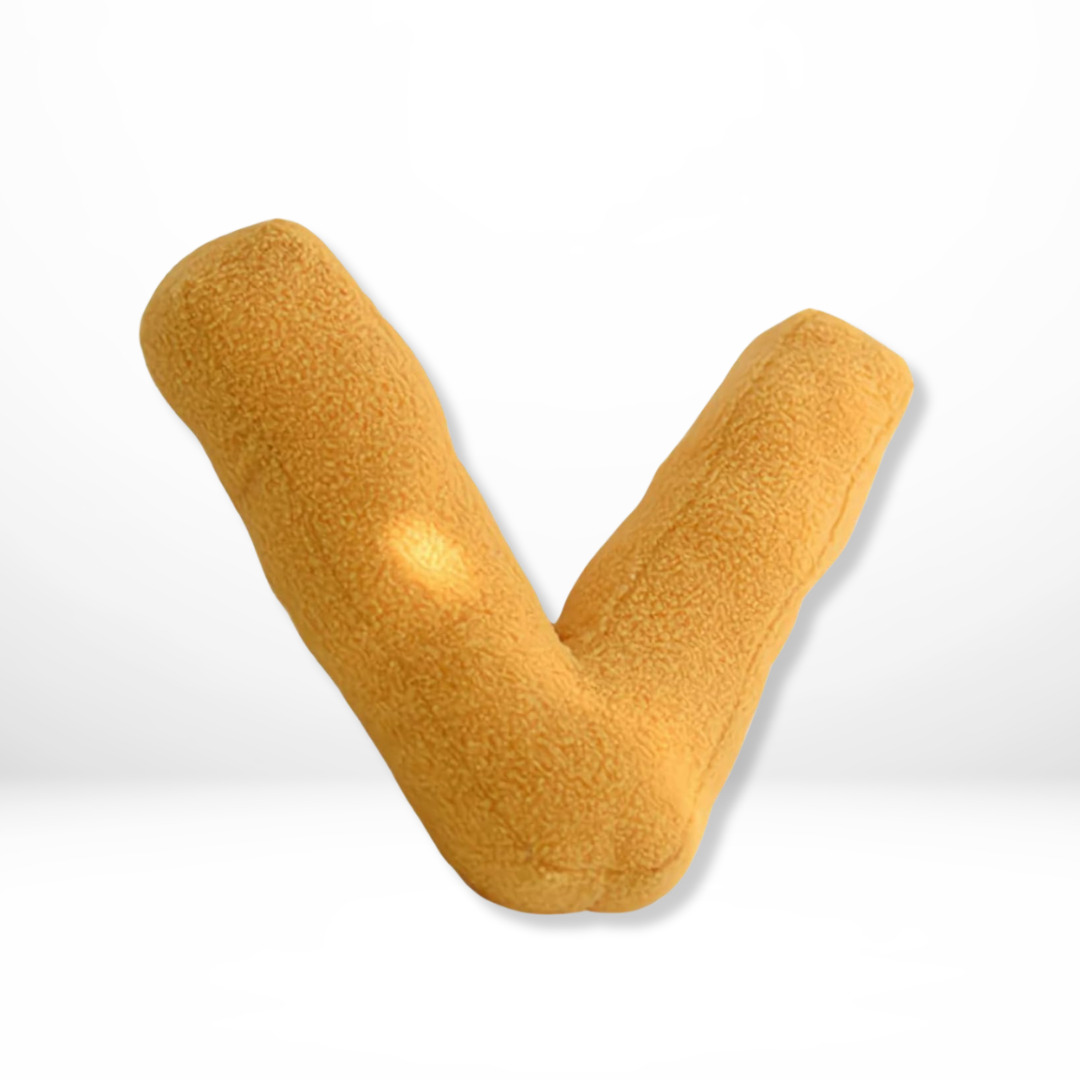 Alphabet Cushion Velura – Soft Velvet Decorative Cushion