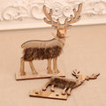 Decorative Wooden Reindeer Figurines