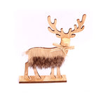 Decorative Wooden Reindeer Figurines