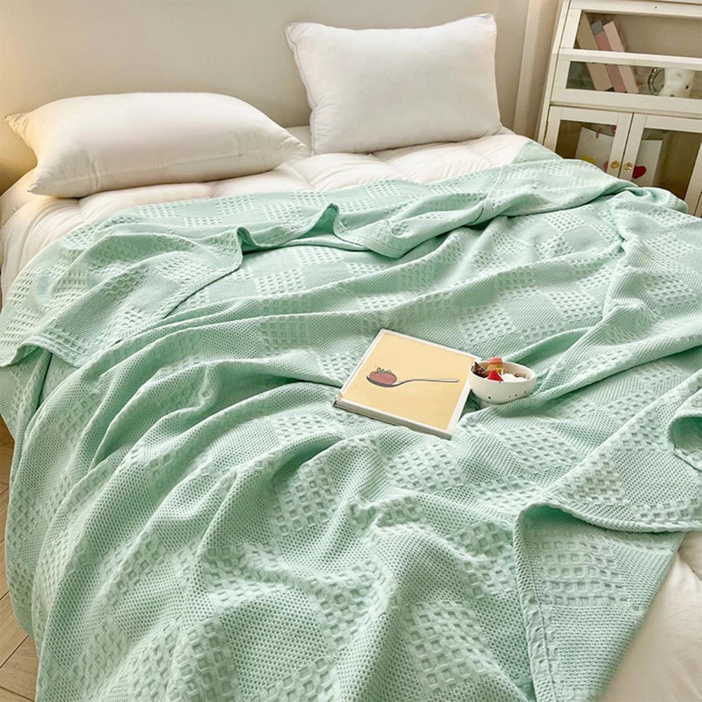 Organic Cotton Waffle Blanket