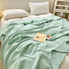 Organic Cotton Waffle Blanket