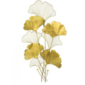 Decorative Metal Ginkgo Wall Sculpture