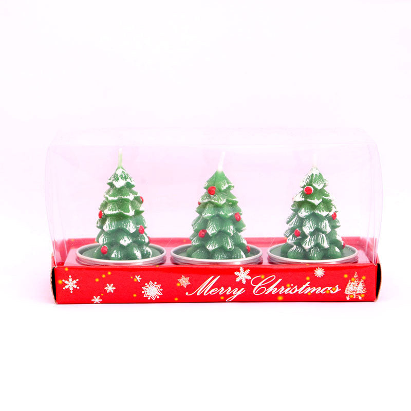 Festive Boot-Shaped Candle Set