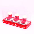 Festive Boot-Shaped Candle Set
