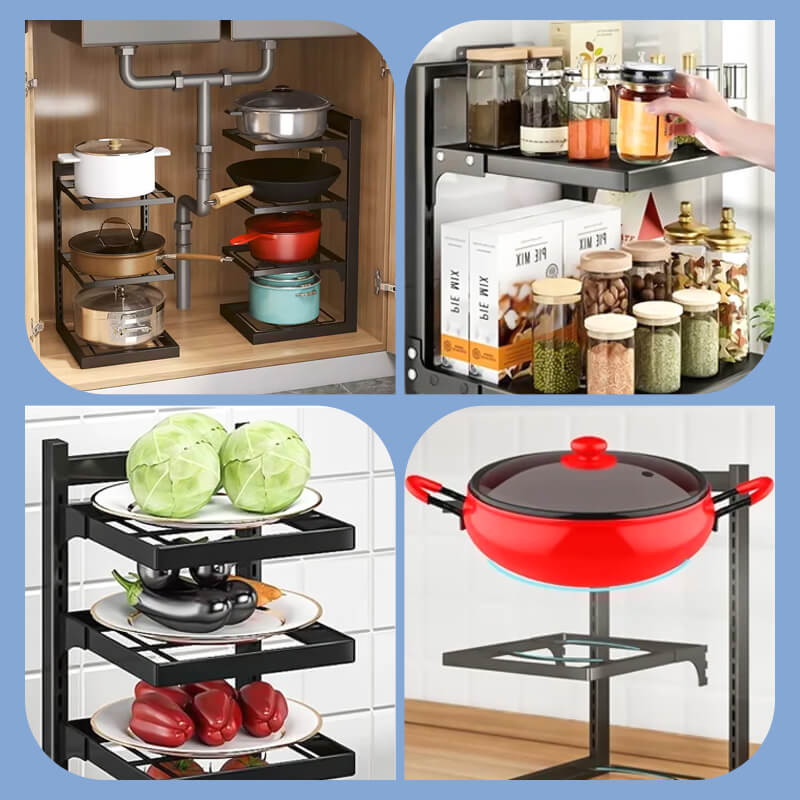 Adjustable Kitchen Storage Rack