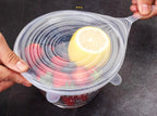 EcoLid - 6 wiederverwendbare Silikon-Stretchdeckel