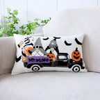 Embroidered Halloween Decorative Pillowcase Autumn Cushion Cover 30x50cm