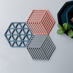 Silicone Coaster with Geometric Design