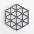 Silicone Coaster with Geometric Design