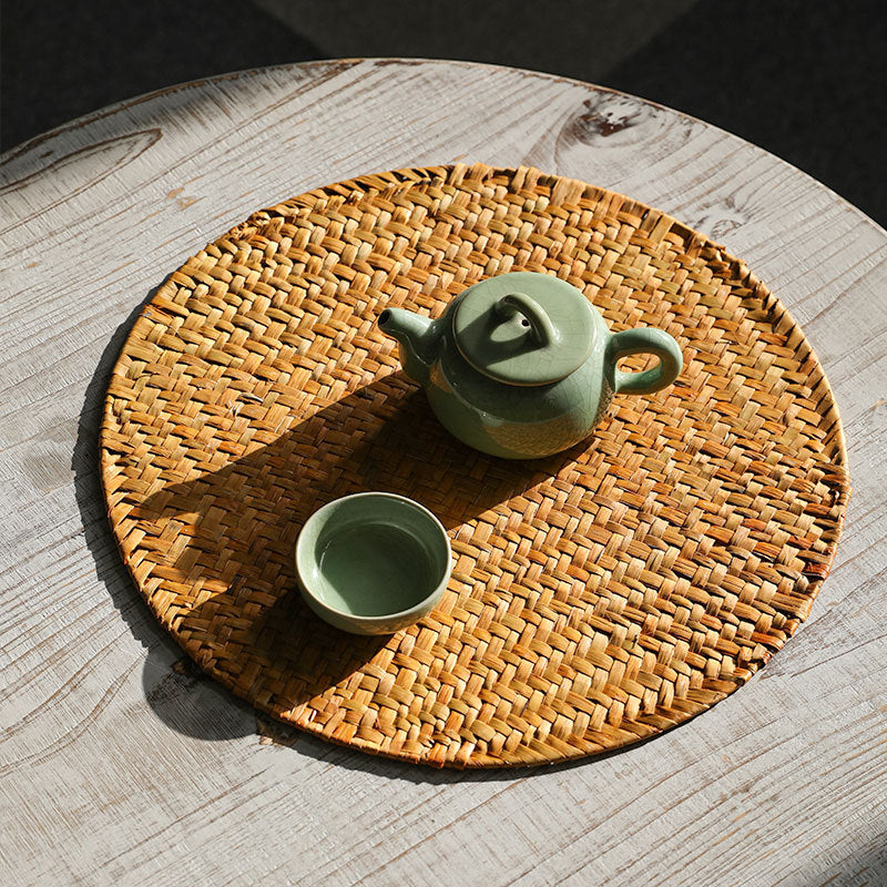 Handcrafted Round Serving Platter