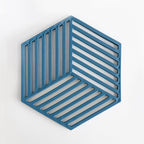 Silicone Coaster with Geometric Design