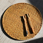 Handcrafted Round Serving Platter