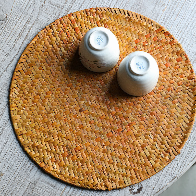 Handcrafted Round Serving Platter
