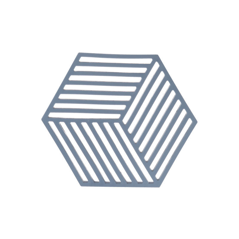 Silicone Coaster with Geometric Design