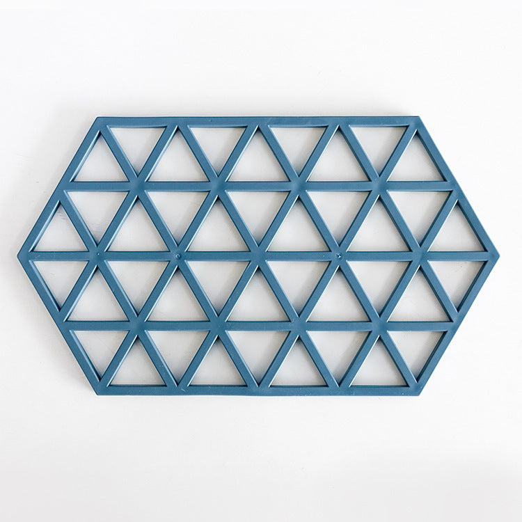 Silicone Coaster with Geometric Design