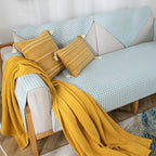 Jacquard Sofa Protector with Non-Slip Underside