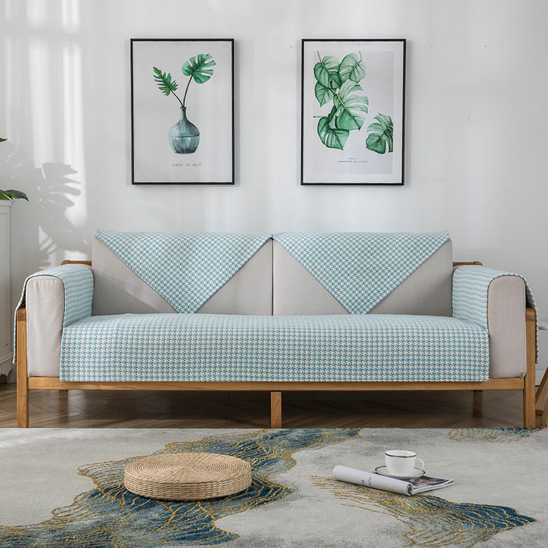 Jacquard Sofa Protector with Non-Slip Underside