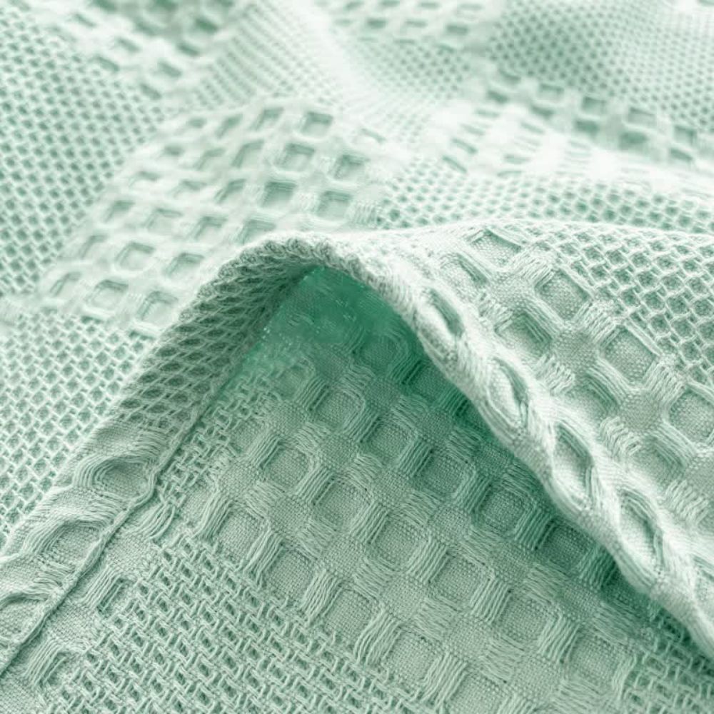 Organic Cotton Waffle Blanket