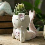 Künstlerische Blumenvase