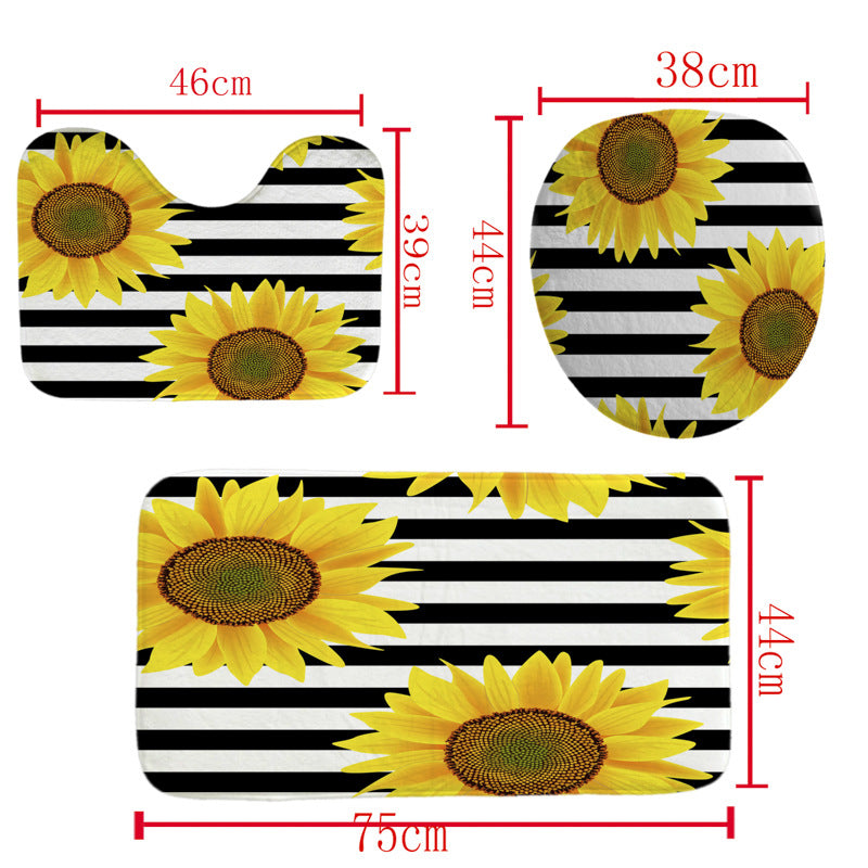 Floral Decorative Shower Curtain