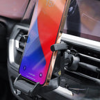 Racing seat phone holder