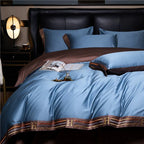 OpulenceSleep 4-Piece Satin Bedding Set