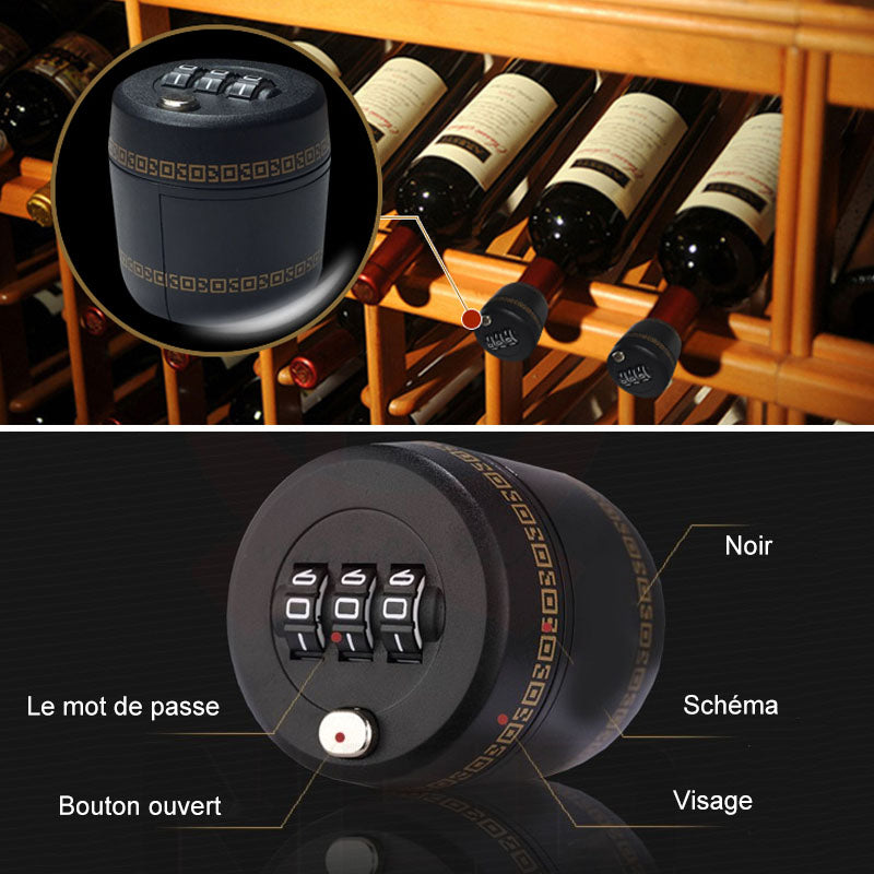 Weinflaschen-Zahlenschloss
